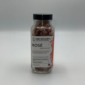 SOAP DISTILLERY Rose Mineral Salt Soak-9.5 fl oz NEW!